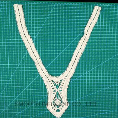 Fashion Cotton Crochet Necklace White Embroidery Lace Collar Fabric Textile