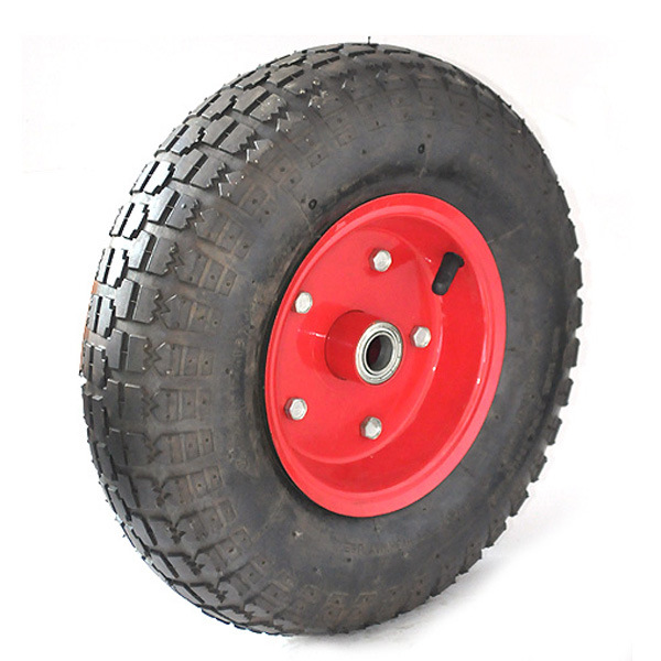 3.50-4 Pneumatic Inflatable Rubber Wheel