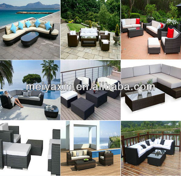 Comfortable Sectional Corner Sofa Set Furniture Outdoor