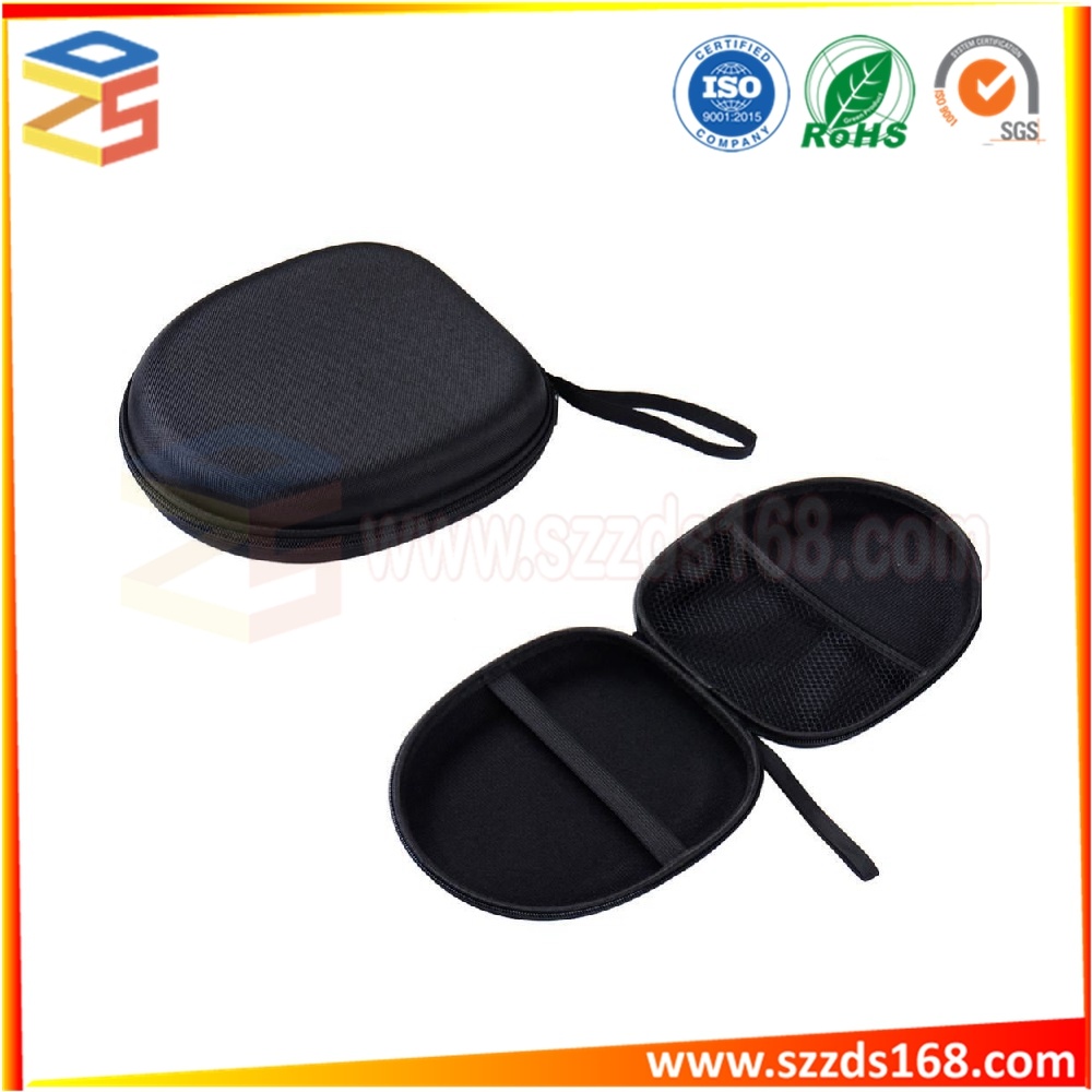 Black Color with Orange Edge Data Cable Storage Bag for Various Little Things