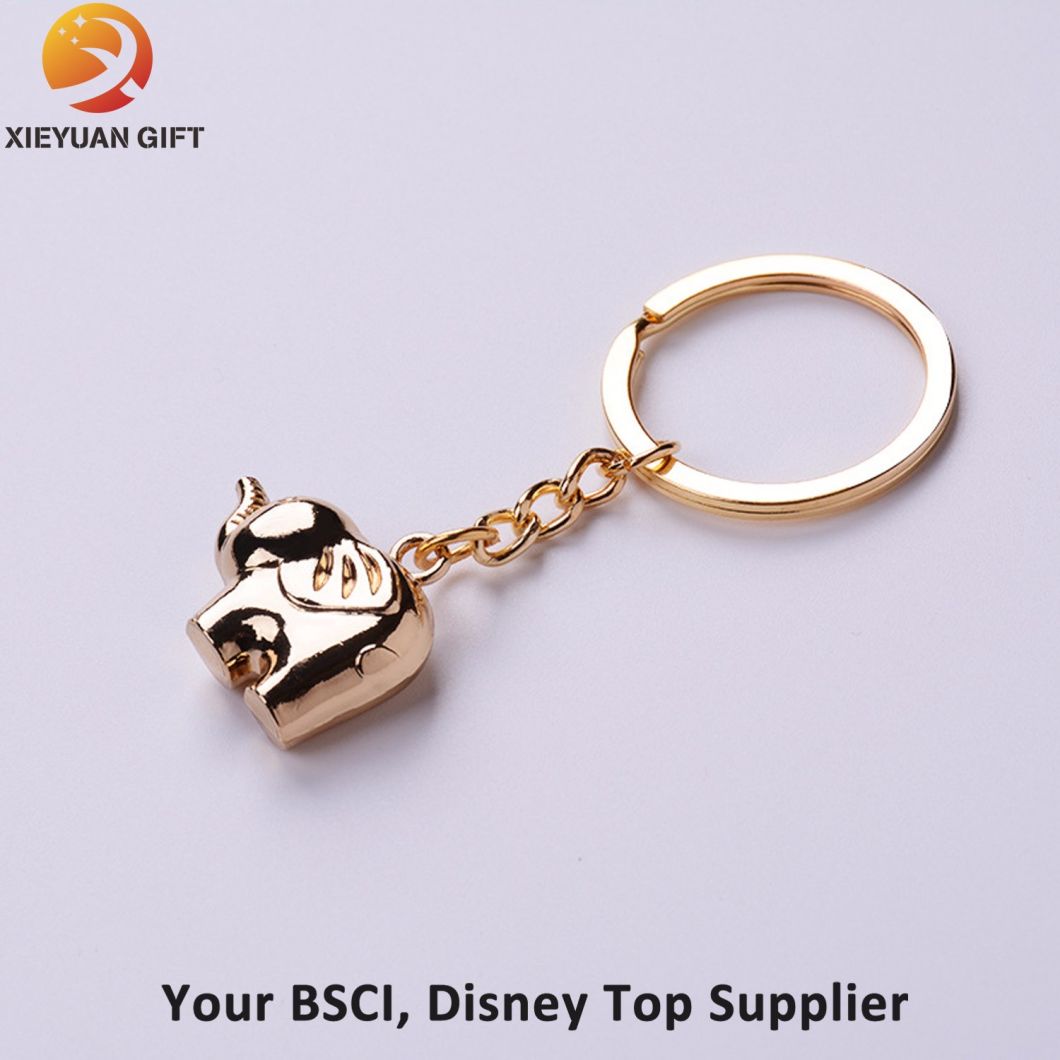 3D Engraved Mould Metal Keychain