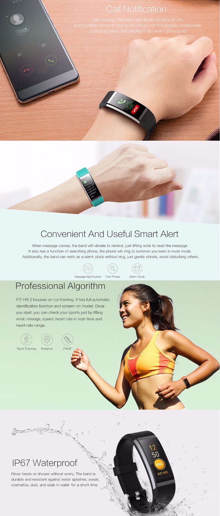 Distributor Color Display Screen Sport Fitness Digital Smart Watch with Heart Rate/Sleep Monitoring/Pedometer/Sedentary Reminder/Blood Pressure