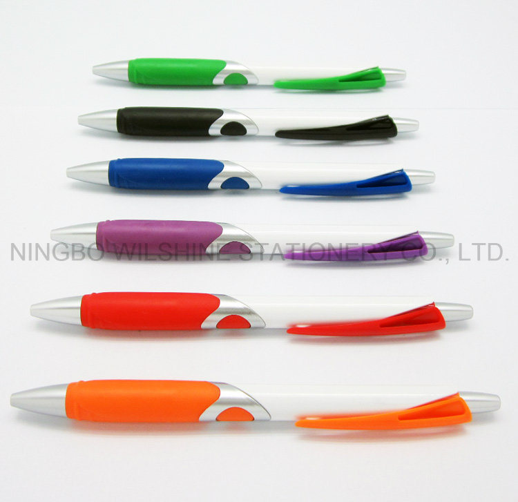 American Style Plastic Ballpen for Promotion (BP0230W)