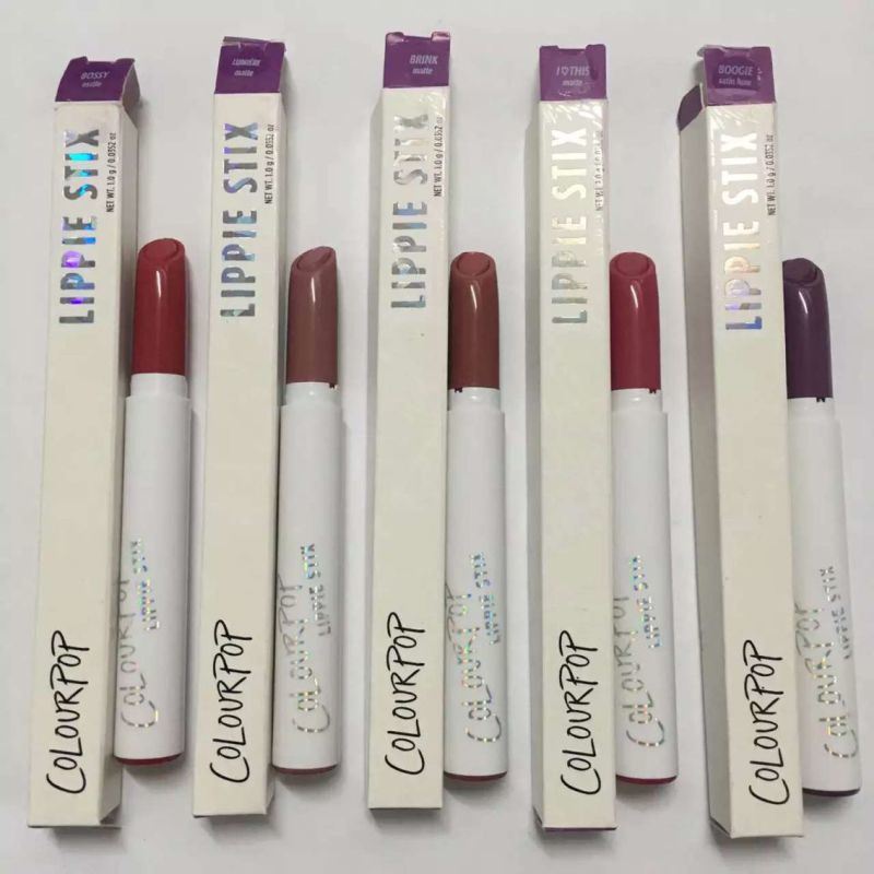 Newest Cool Style High Quality Color Pop 5 Color Matte Color Makeup Lipstick Pen