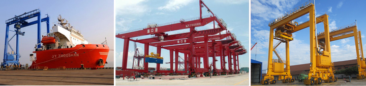 Top1 Crane Manufacturer in China Weihua Rtg Rubber Tyre Container Gantry Crane