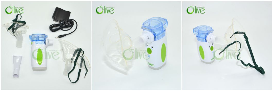 Rechargeable Battery Operated Portable Mesh Ultrasonic Nebulizer for Asthma