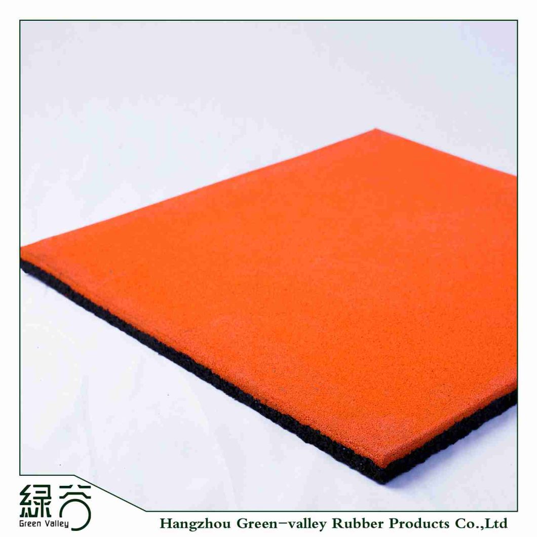 Outdoor Rubber Flooring Tile Rubber Mats for Children Playground/Walkway/Park /Yard Floor/Garden with Ce/En71/En1177/Reach/ISO10140