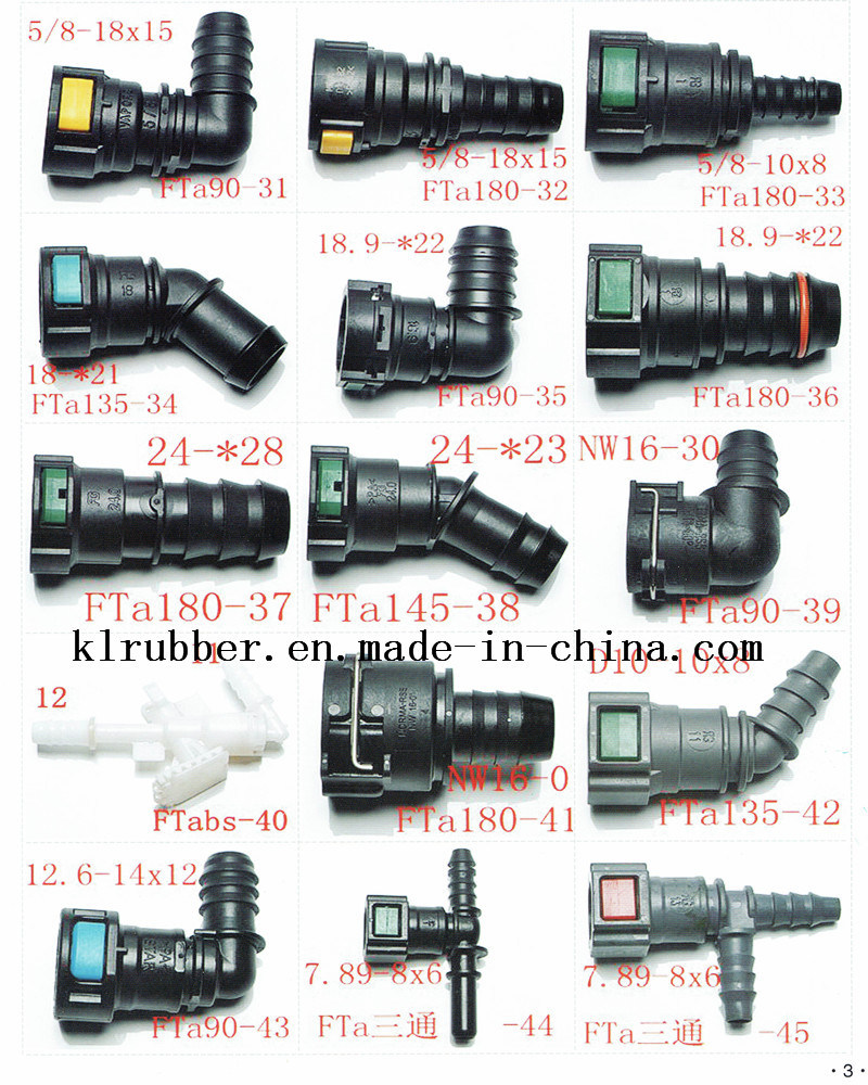 Female Plastic Fuel Quick Coupling for Fuel Hose