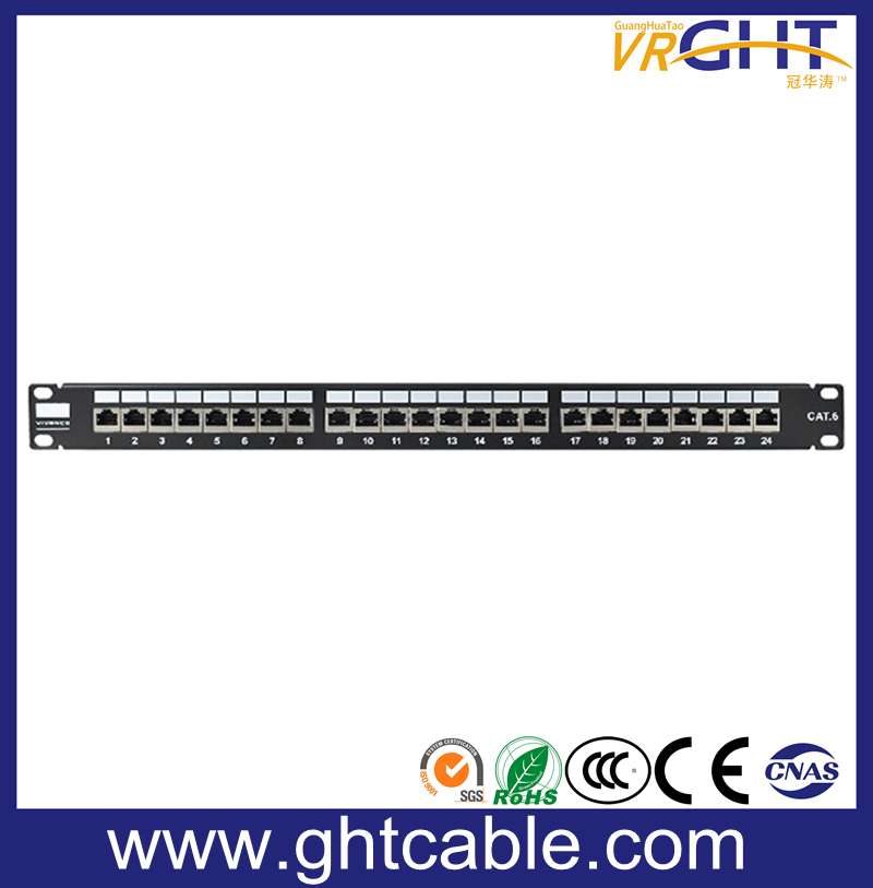 UTP Cat6e 24-Port Patch Panel