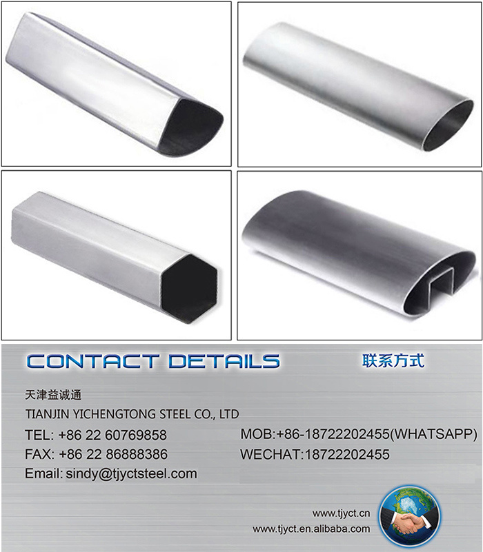 Bright Annealing Stainless Steel Hexagonal Pipe Special Section Pipe Decoration Pipe