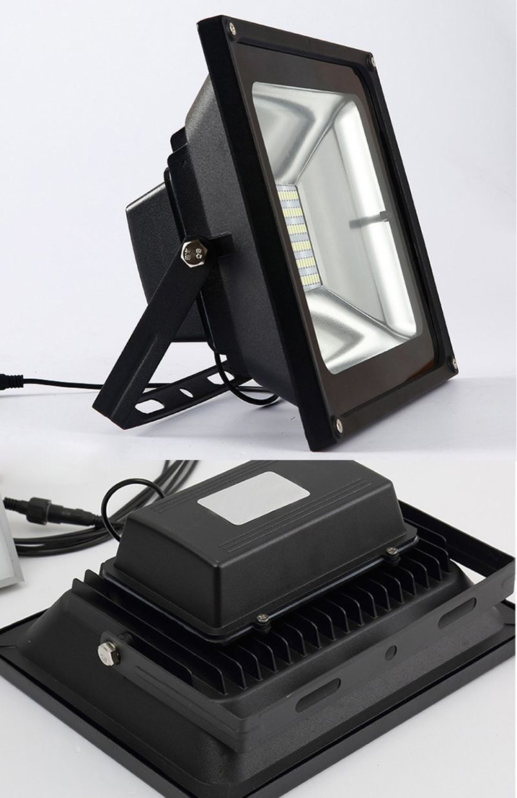 High Power 30W Security Solar Rechargeable Lamp Waterproof LED Garden Flood Light
