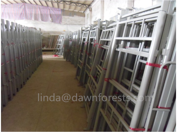 Shandong Factory School Double Layer Painted Iron Bunk Bed on Top and Bottom