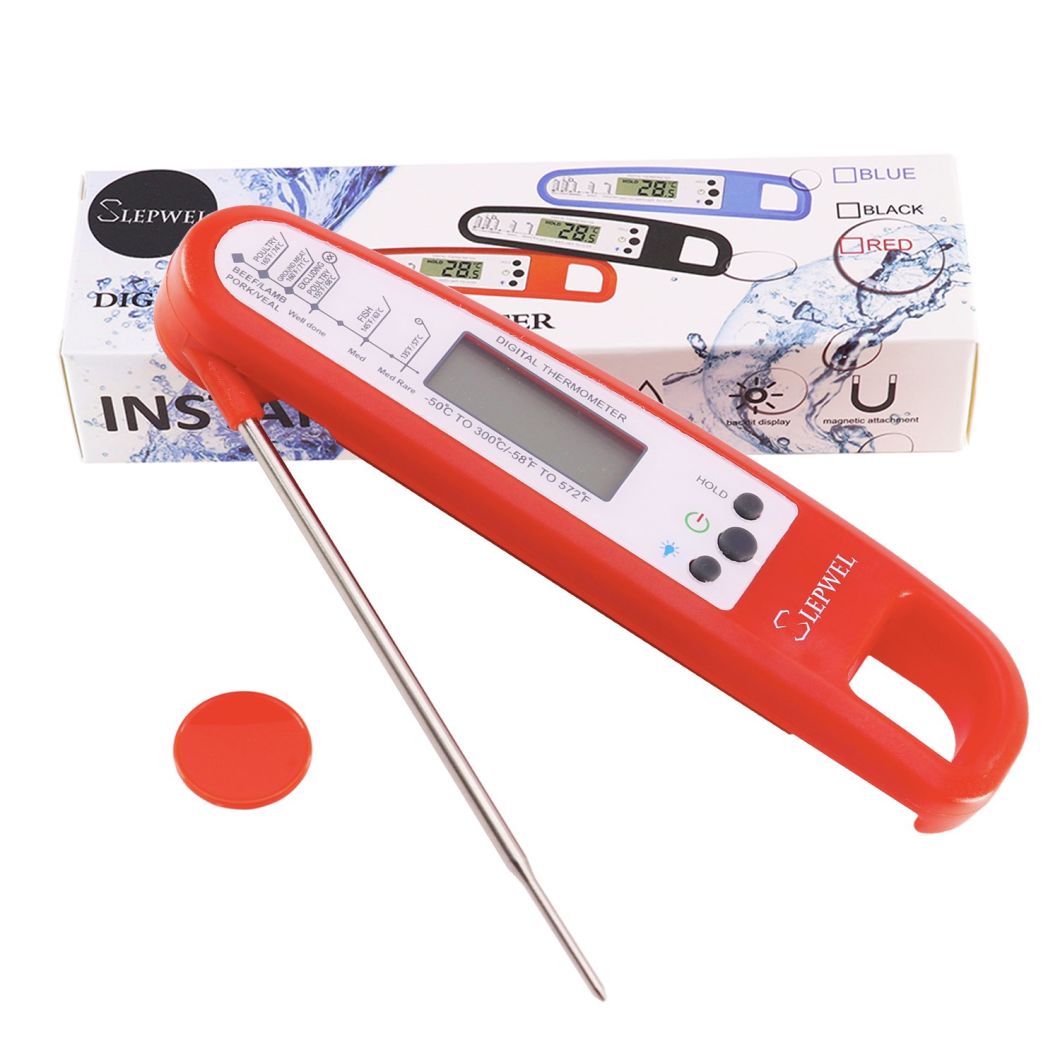 Digital Food Cooking Slepwel Instant Read Meat Thermometer for BBQ