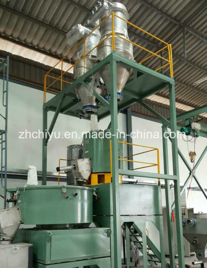 Powder Vacuum Conveyor to Window & Door Extruder