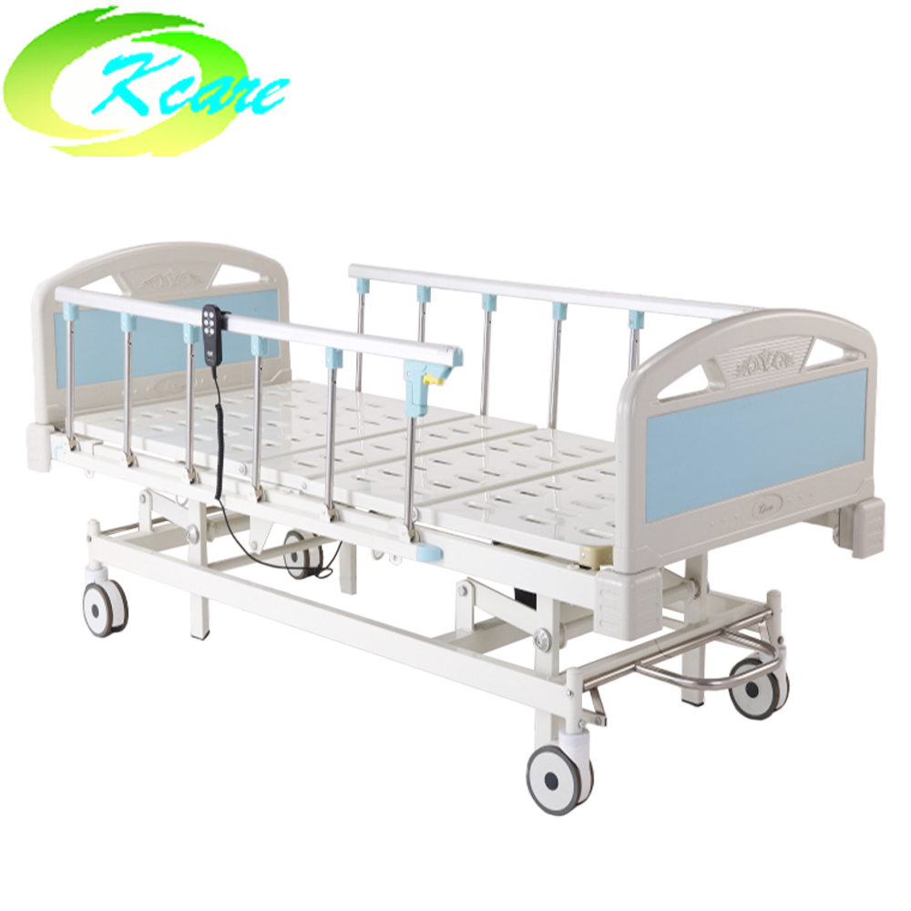 Facroty Price Wholesale 3 Functions Electric Hospital Bed with Aluminum Alloy Side Rail