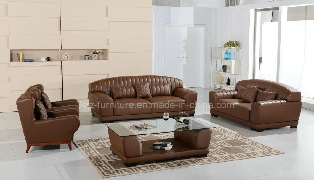 Office Home Furniture Leather Sectional Sofa Set