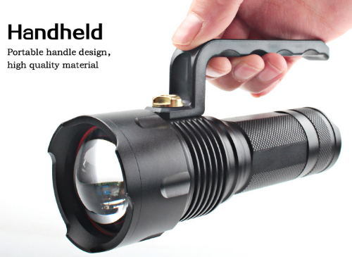 Outdoor LED Portable Rechargeable Camping Flashlight