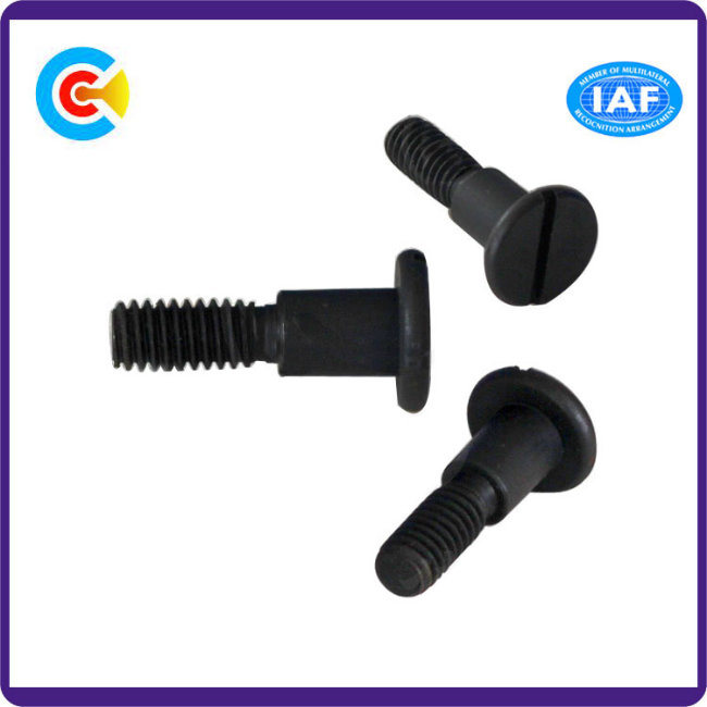 DIN/ANSI/BS/JIS Carbon-Steel/Stainless-Steel Round Flat Head Non-Standard Step Shoulder Customized Screws