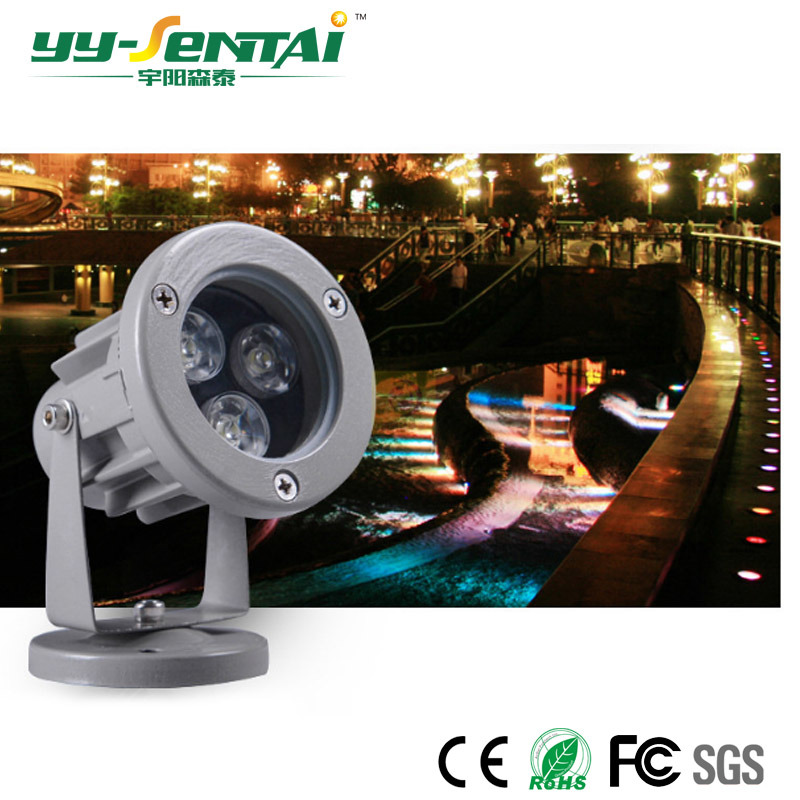 Waterproof IP65 3W LED Spotlight for Outdoor