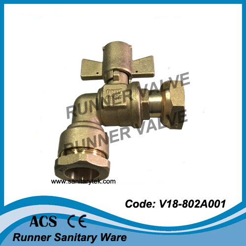 Brass Lockable Stop Valve (V23-222)