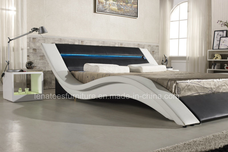 A516 Romantic Furniture Design King Size LED Bed