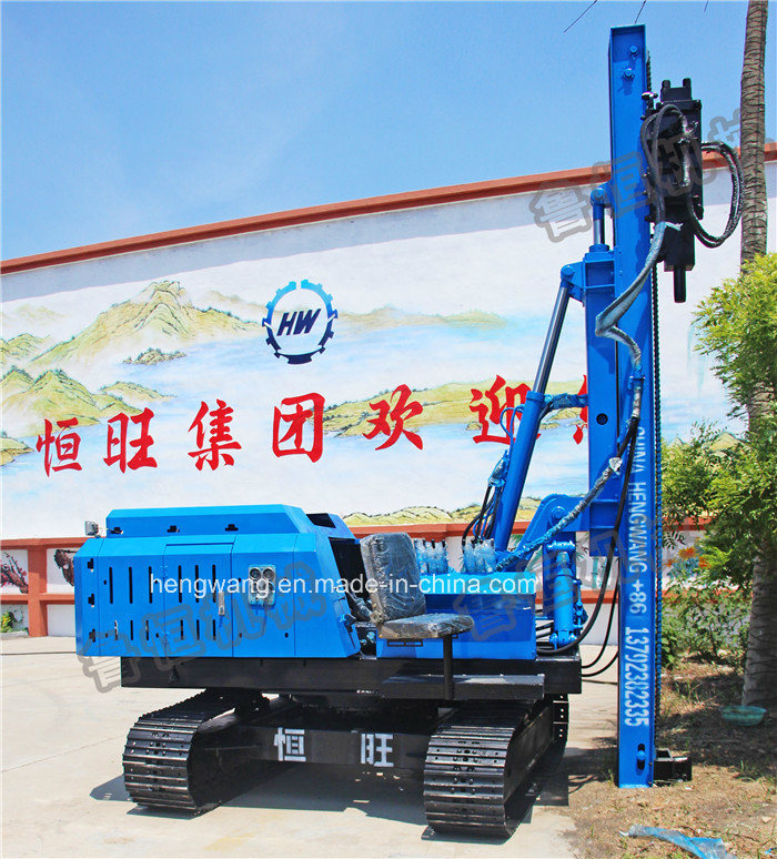 Crawler Type Guardrail Post Pile Driver/Hydraulic Piling Machine/Screw Driving Pile