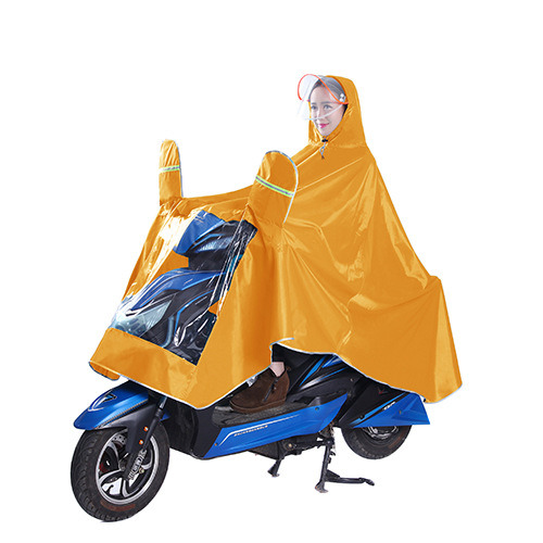 Oxford Cloth Outdoor Double Hat Poncho Increased Thickening Motorcycle Raincoat