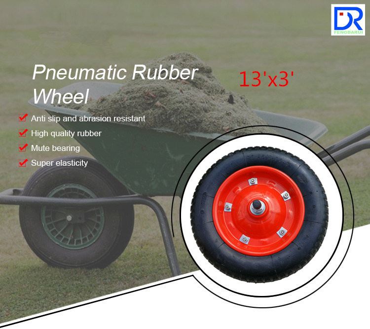 13inch Pneumatic Rubber Wheel for Wheelbarrow /Hand Trolley