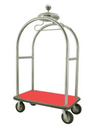 Stainless Steel Hotel Luggage Baggage Service Cart (HC-24)