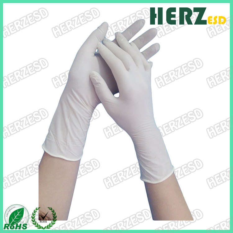 Ce Approved Poly White /Blue Nitrile Examination Gloves