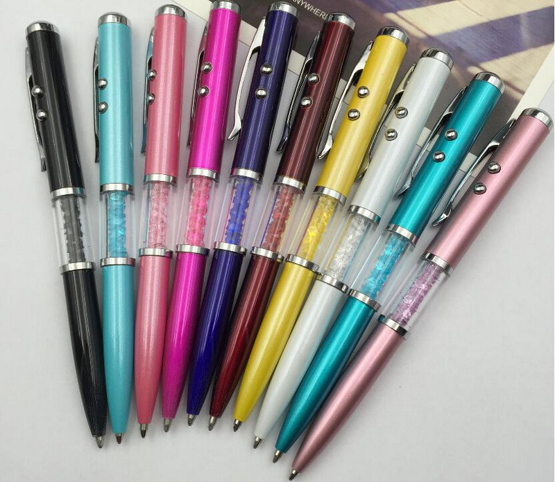 Hot Selling Promotional Printed Logo Pen with Torch