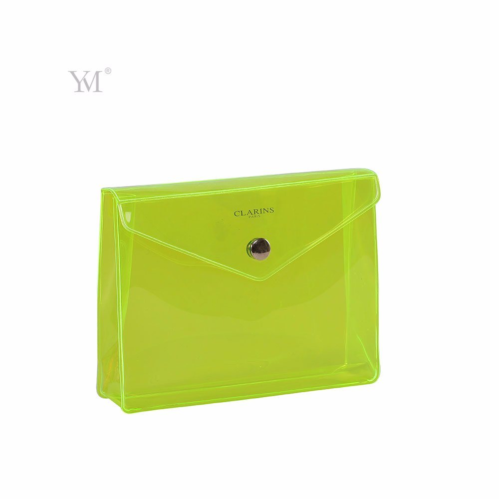 Wholesale Button Closure Clutch Bags China. Lady's Cosmetic Clutch Bag for Daily