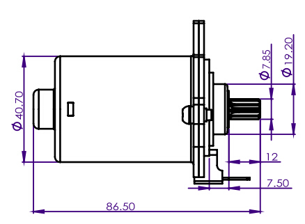 Motorcycle Starter for Dio-5, Starter Motor Assy for Motorcyle