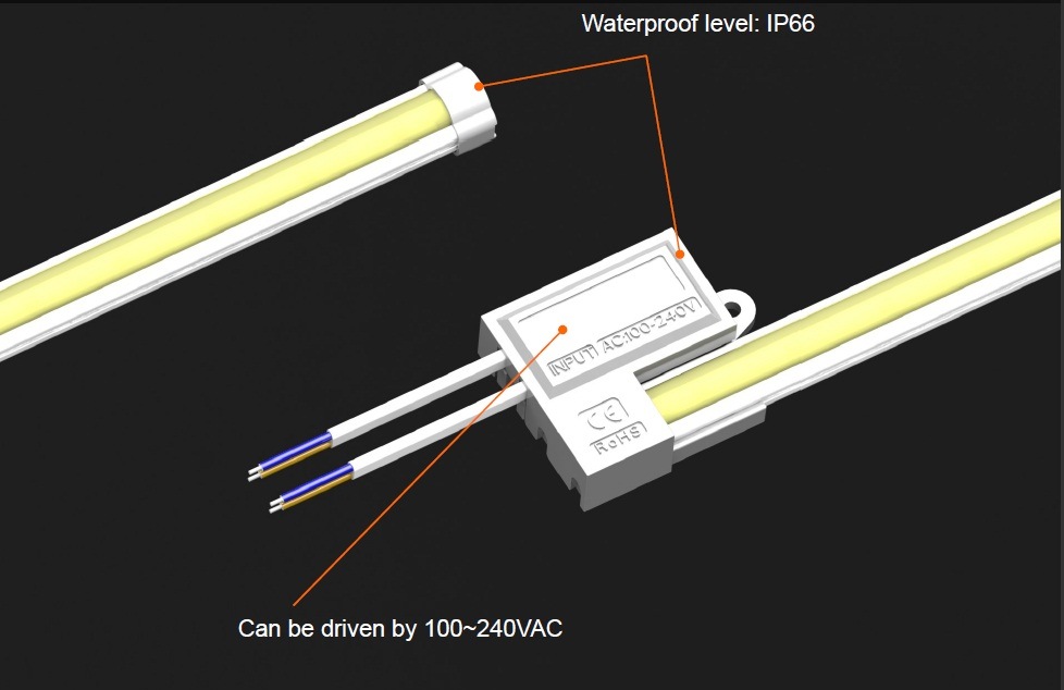 12W SMD High Voltage LED Light Bar