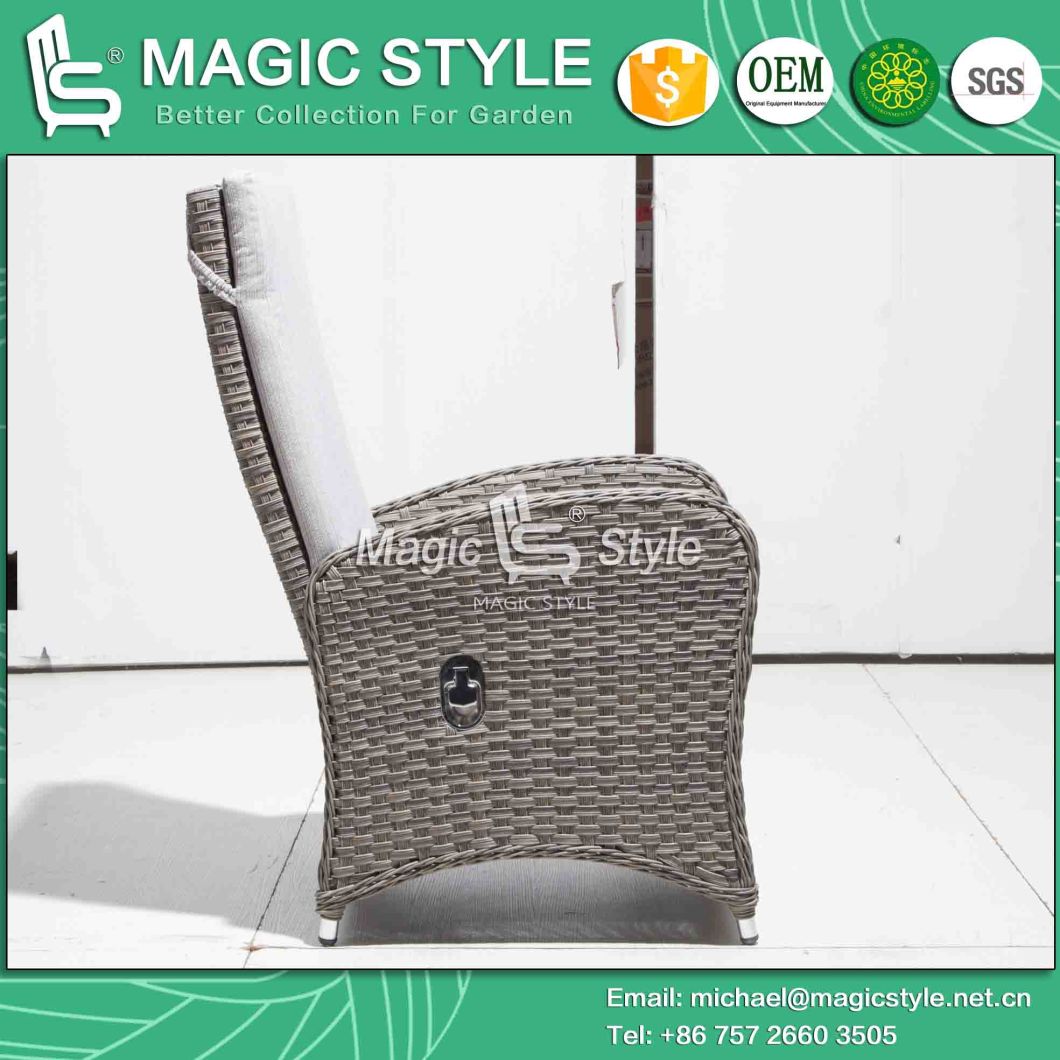 Patio Wicker Pneumatica Chair Garden Rattan Relax Chair Outdoor Sofa Set with Cushion Rattan Weaving Relax Sofa