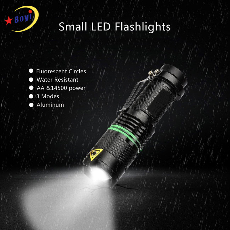 LED Flashlights, Bright 3 Modes Small Aluminum Flashlight