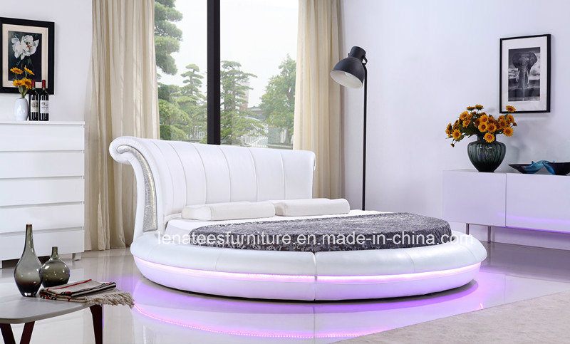 Cy011 New Model Modern King Size Round Bed