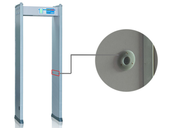 Anti- Shock 4 Alarm Zones Door Frame Metal Detector School Access Safety Inspection