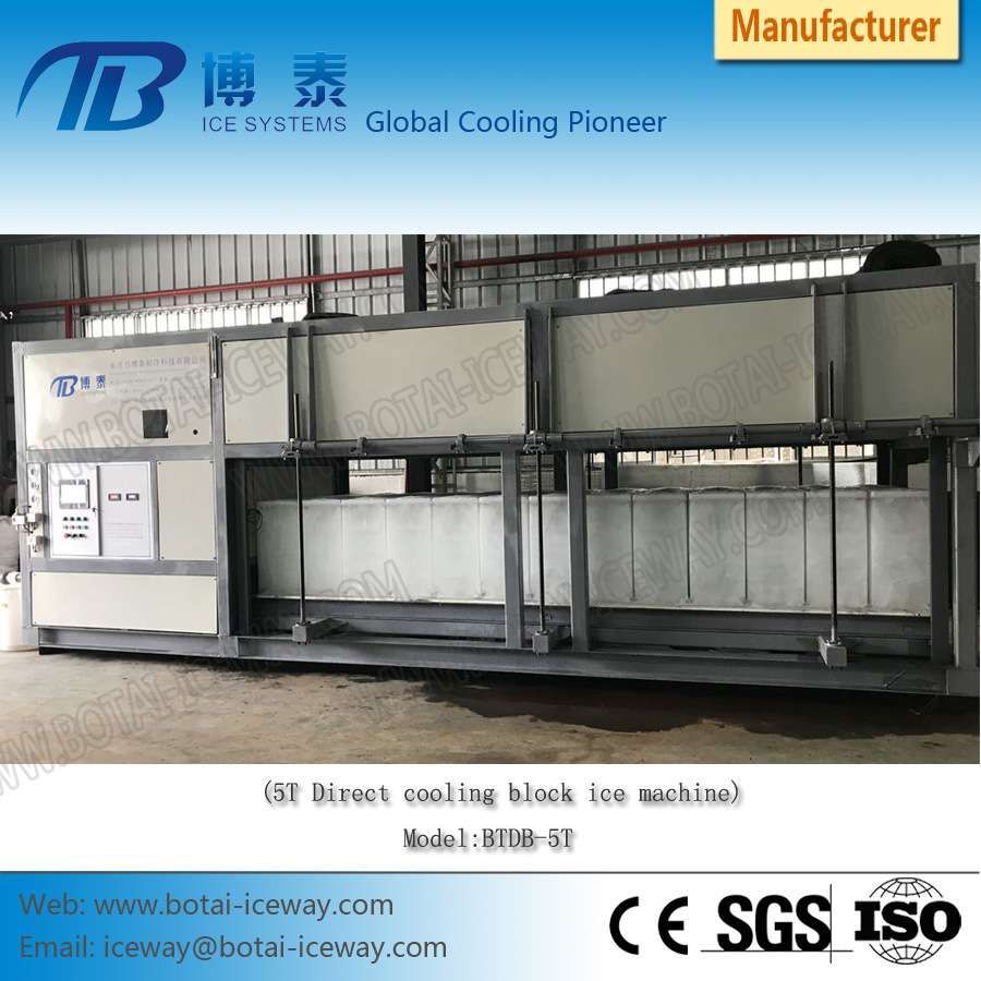Energy Saving Automatic Direct Cooling Block Ice Machine for Fish Cooling Worldwide