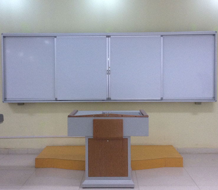 School Sliding Cabinet Blackboard