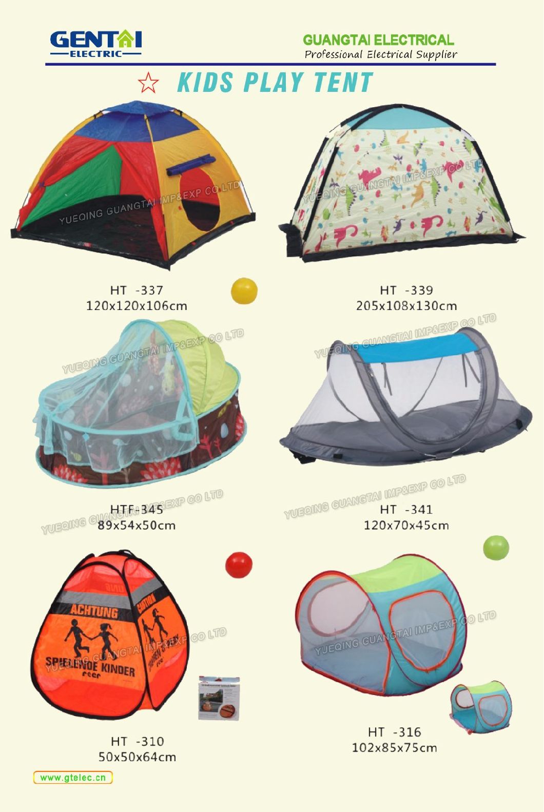 Foldable Kid Play Ball Tent