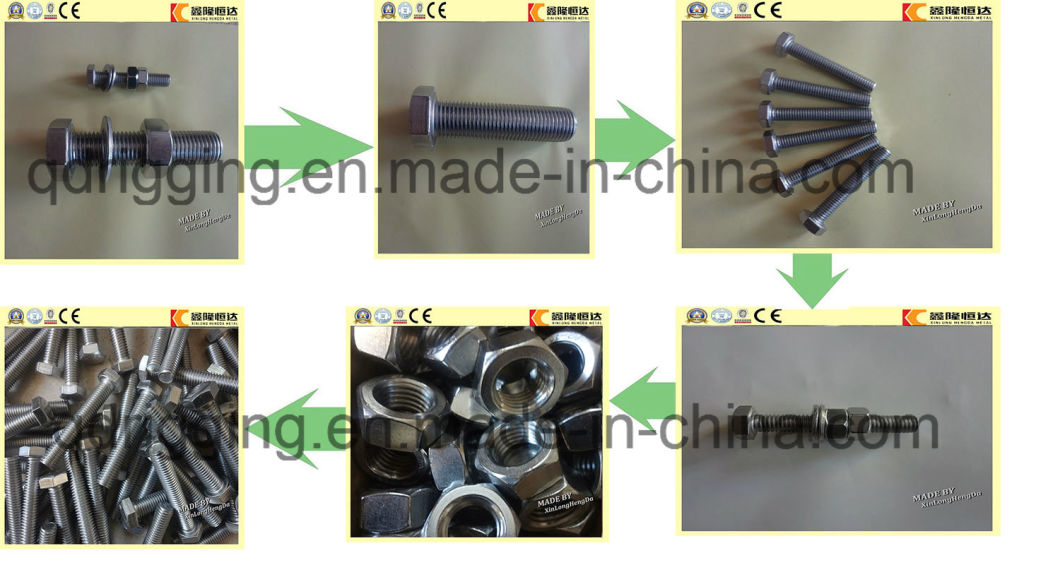 Factory Price Hardware DIN931 Hex Bolt