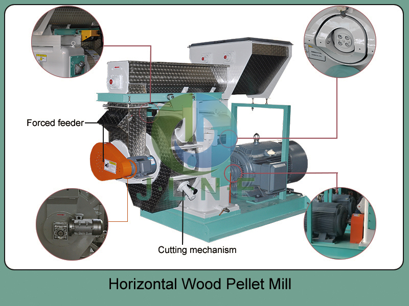 Lead Ring Die Wood/Rice Husk Pellets Granulating Making Machine