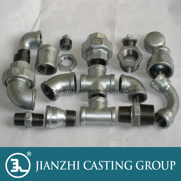 Galvanized Threaded Pipe Fittings with NPT Threads