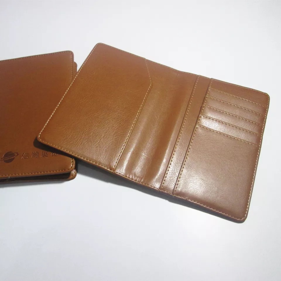 PU Leather Travel Passort Holder Wallet Passport Cover