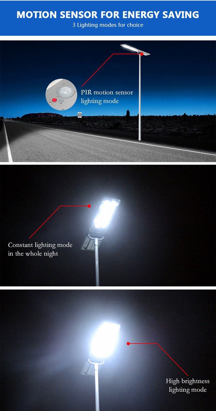 All in One Intergrated Solar Street Lights