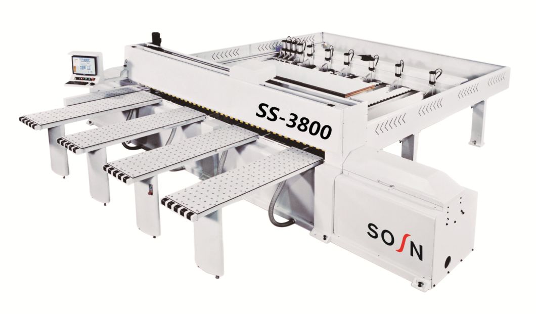 Woodworking High Speed Computer CNC Beam Saw Electronic Panel Saw