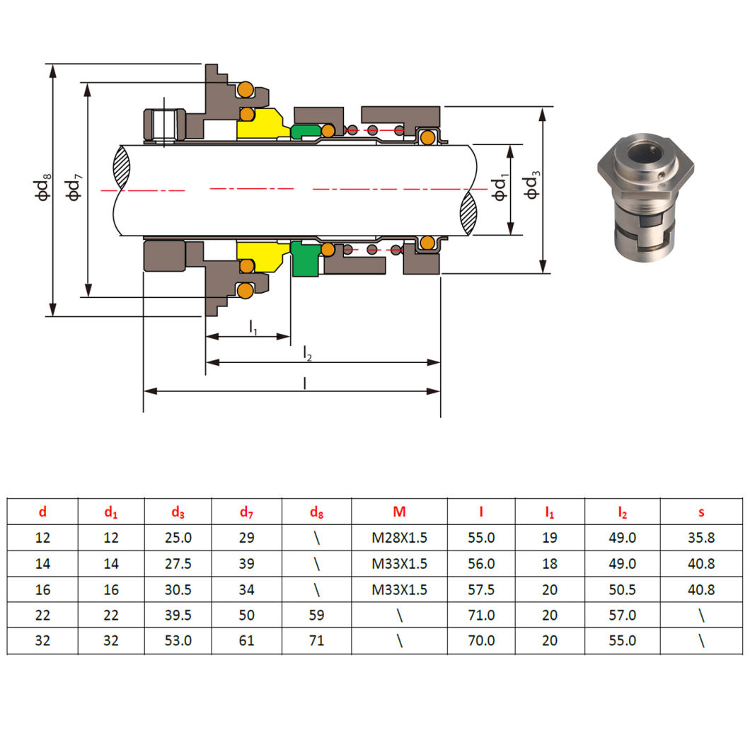  Cr Seal for Grundfos Pump