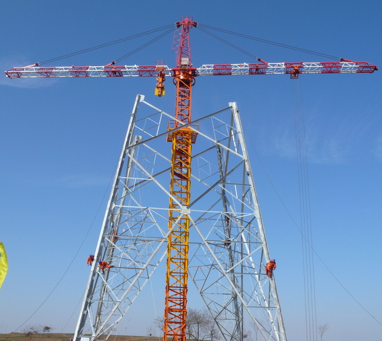 230kv Power Transmission Line Lattice Steel Tower