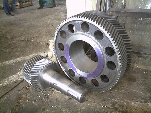 Customized Forging Steel Large Herringbone Gear and Gear Shaft